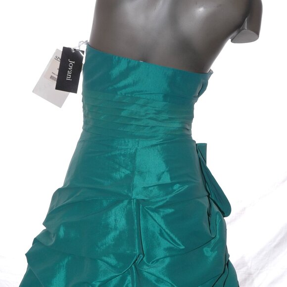 JOVANI Prom DRESS Emerald STRAPLESS Grad Gown Pageant Gala Wedding Formal NWT 10 - Picture 8 of 14